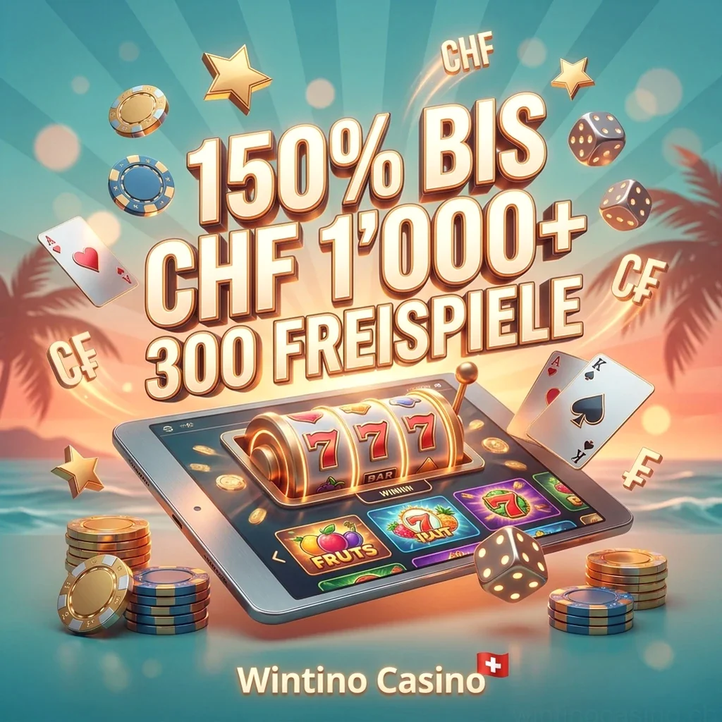 150% BIS CHF 1'000+ 300 FREISPIELE